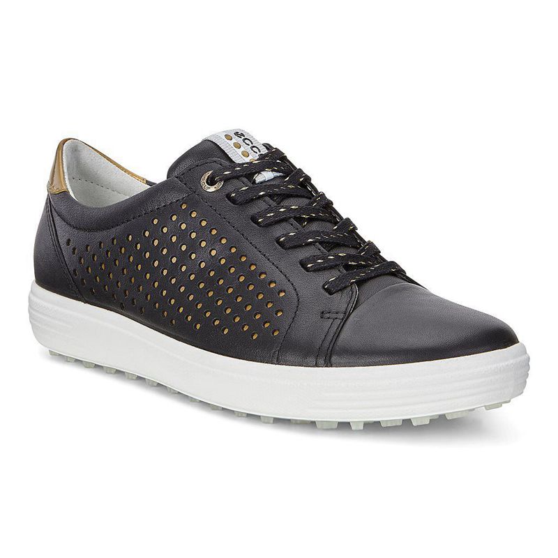 Women Ecco Womens Golf Casual Hybrid - Golf Shoes Black - India ZYEKIP917